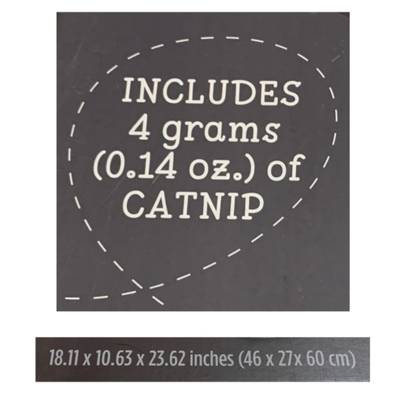 NIB! Heart To Tail Gravestone House Cat Scratching Playhouse with Catnip! - Picture 3 of 4